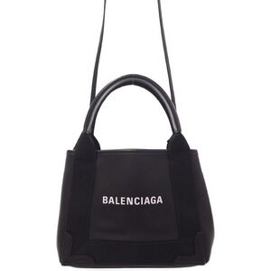 Balenciaga Navy Blue Cabas XS Bag